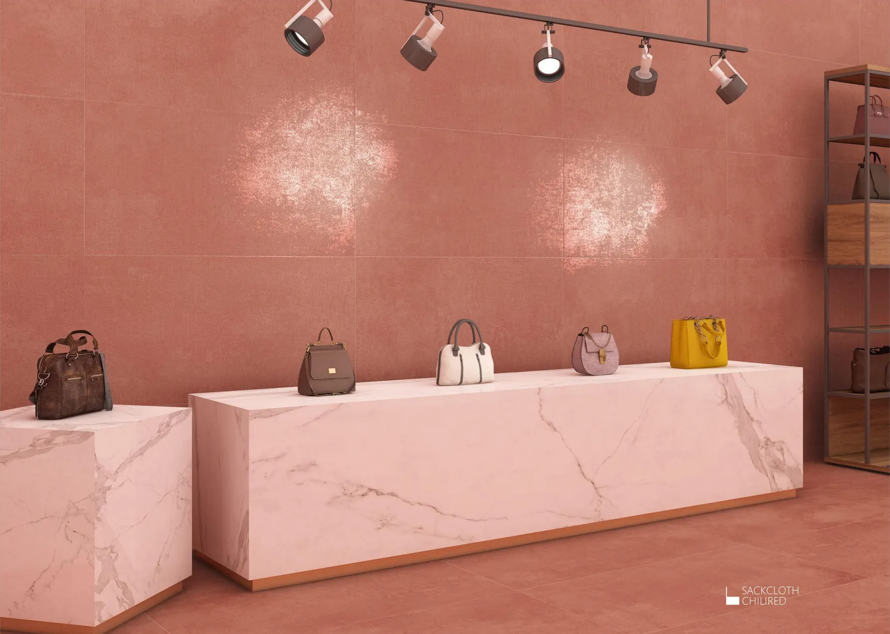 Granul rustic wood collection sample